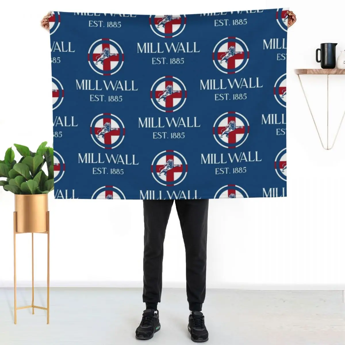Millwall England Throw Blanket Flannels Luxury St halloween wednesday Sofa Soft Plaid Blankets