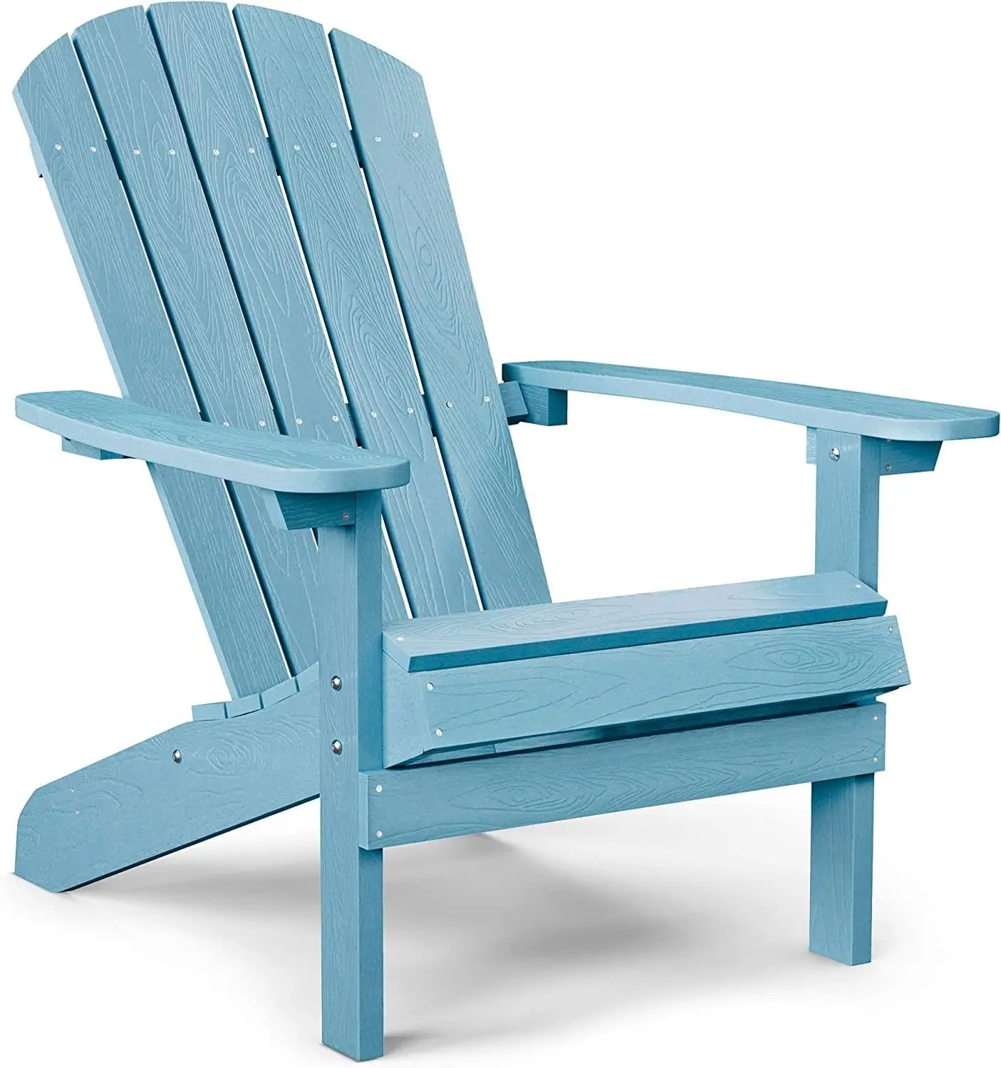 

YEFU Adirondack Chair Plastic Weather Resistant, Patio Chairs, Looks Exactly Like Real Wood,Widely Used in Outdoor,Fire Pit,Deck