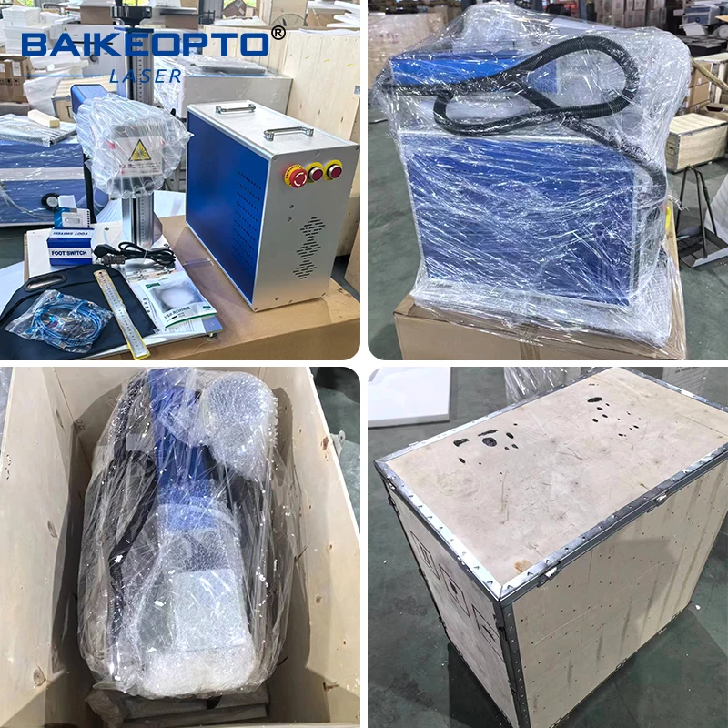 Intelligent laser marking machine with auto focus and high speed marking suitable for a variety of materials