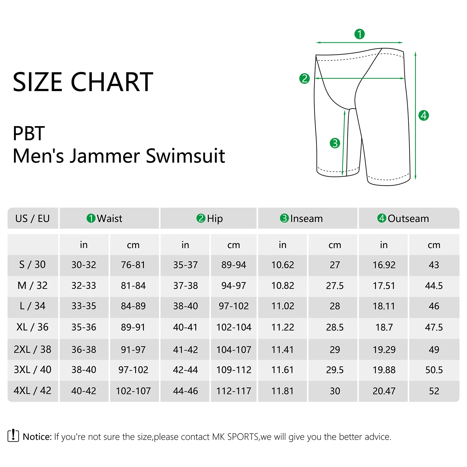 MY KILOMETRE Mens Swim Jammer Swimwear PBT Durable Athletic Training Endurance Swimsuits Swimming Shorts Trunks Man Swim Jammers