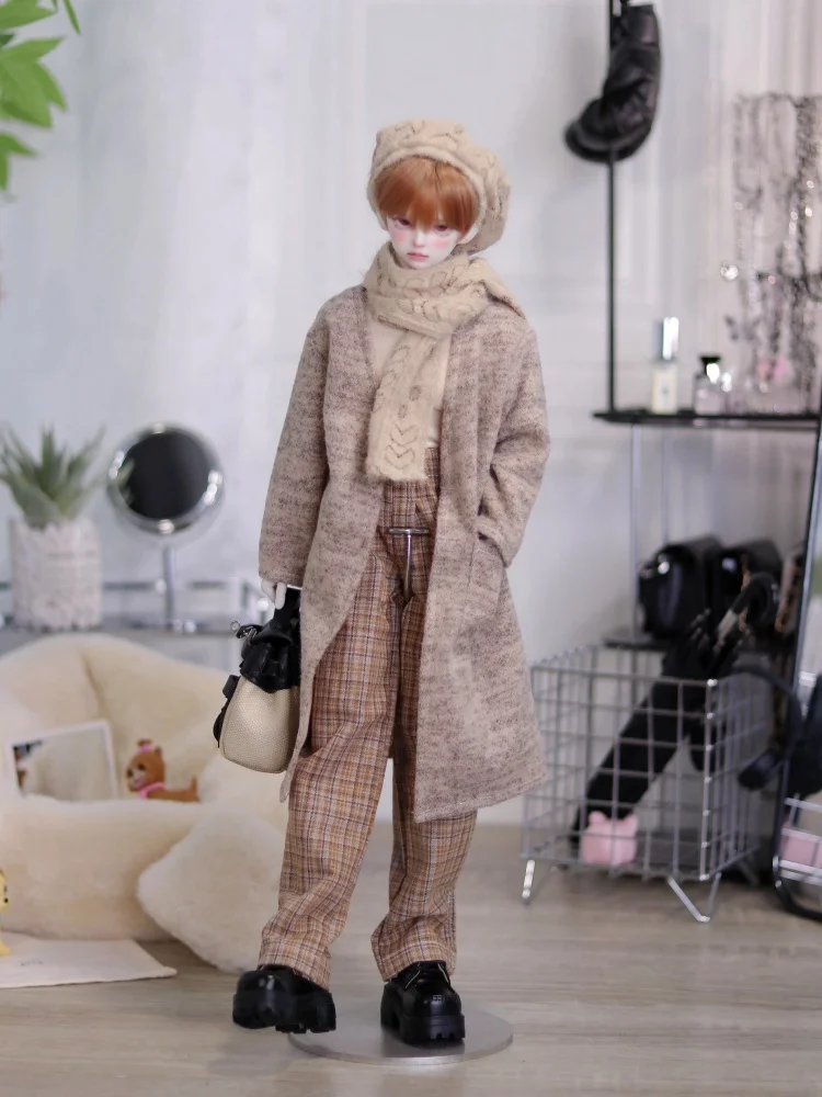 Abbigliamento per bambole BJD per ID75 1/3 1/4 Set quotidiano per bambole Cappotto Top Gonna Sciarpa Pantaloni Cappello Accessori per bambole (Solo vestiti senza bambola)