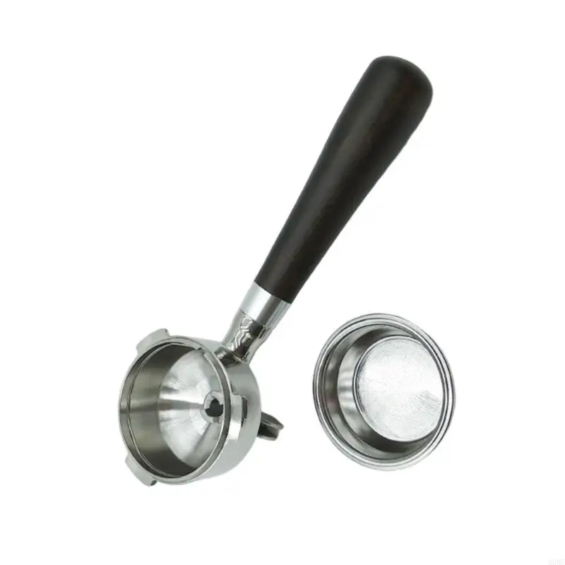 A0NC Natural Handle Coffee Portafilter مناسب لجهاز تخمير إسبرسو 58 ملم