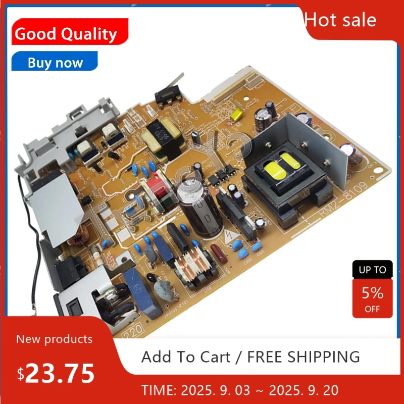 

Оригинальная плата питания для HP M1005 1005MFP 1005MFP RM1-3942-000CN RM1-3942 (220 В) RM2-8525, детали принтера в продаже