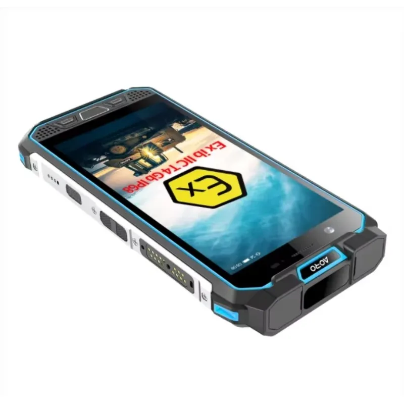 AORO M5 مقاوم للماء يده أندرويد Poc Ip68 Dmr راديو Atex IECEX ZONE 1 Atex الهاتف الذكي VHF أو UHF DMR راديو وعرة الهاتف