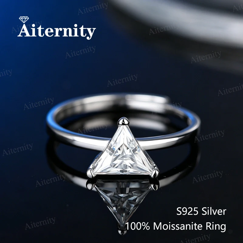 Verstellbarer Radiant-Schliff Moissanit-Ring, Diamanttester-zertifiziert mit GRA-Zertifikat, S925 Sterling Silber Hochzeits- und Bankettring – Detail 24