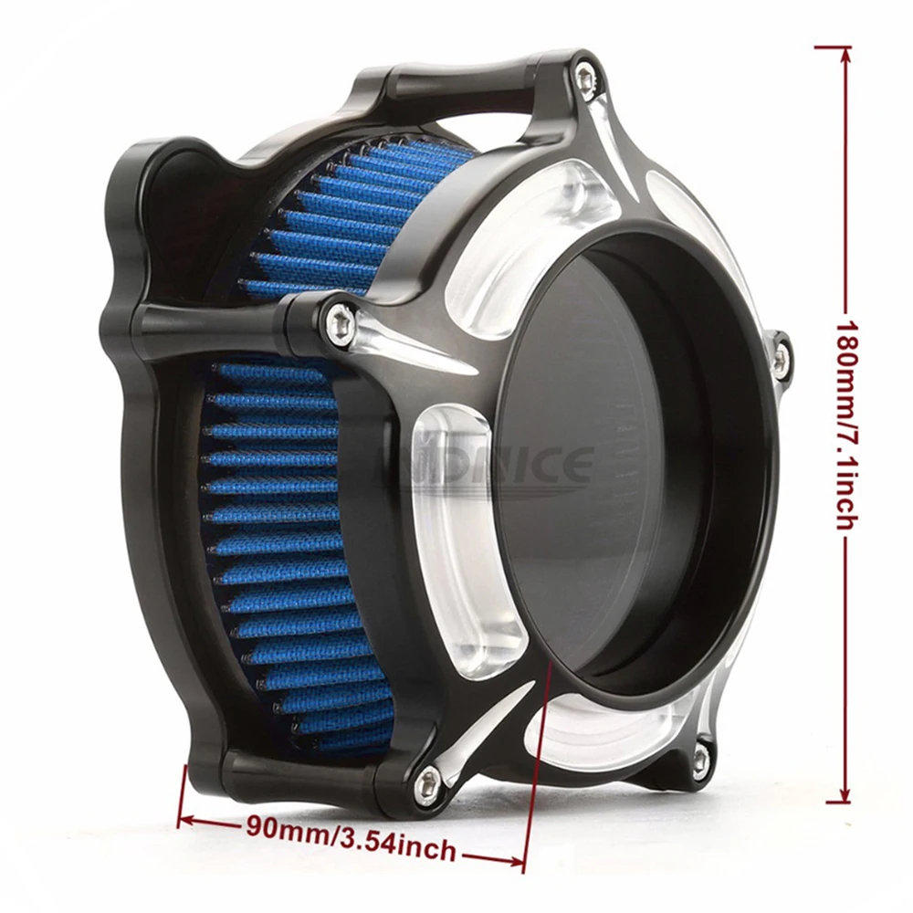 Motorcycle washable air filter Contrast Cut Clarion intakes filters