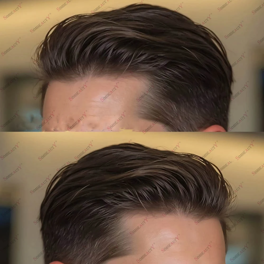 

Невидимый парик из натуральных человеческих волос с эффектом омбре (черный, коричневый, блонд), прочный, с прозрачной полиуретановой основой V-loop 0.06 мм Microskin