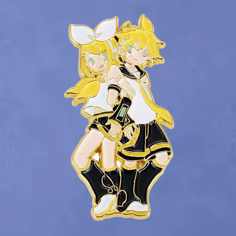 Hatsune Miku Virtual Singer Enamel Pins Cartoon Brooches For Clothing Backpack Fashion Jewelry Accessories Lapel Badges Friends