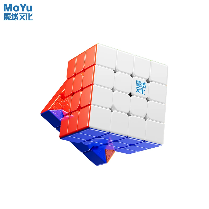 MoYu AoSu V7 4x4 Speed Cube, Track Magnetic System,  Stickerless Professional Competition Puzzle Cube