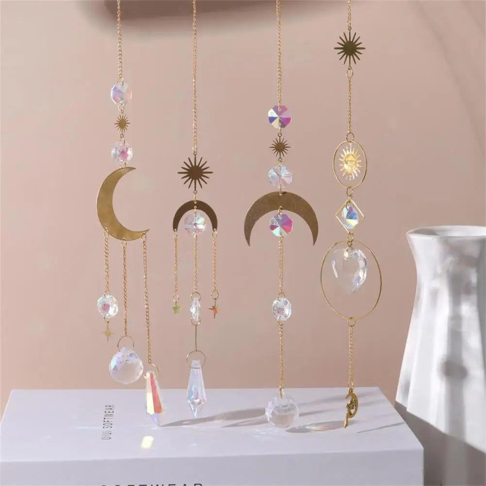 Window Prism Ornament 12 Styles Window Pendant Attractive Creative Shape  Great Colorful Wall Hanging Sun-catcher Prism Ball