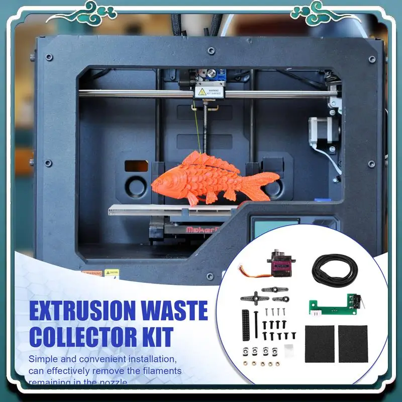 Łatwy w użyciu zbieracz odpadów ekstruzji Blobifier Voron, czyszczenie dyszy hotendu, części do drukarki 3D, silikonowa szczotka do dyszy dla Voro