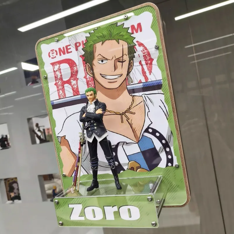 One Piece periphere Modellornamente Ruffy Zoro Figur dreidimensionale dekorative Malerei Szene Bild Fotowand