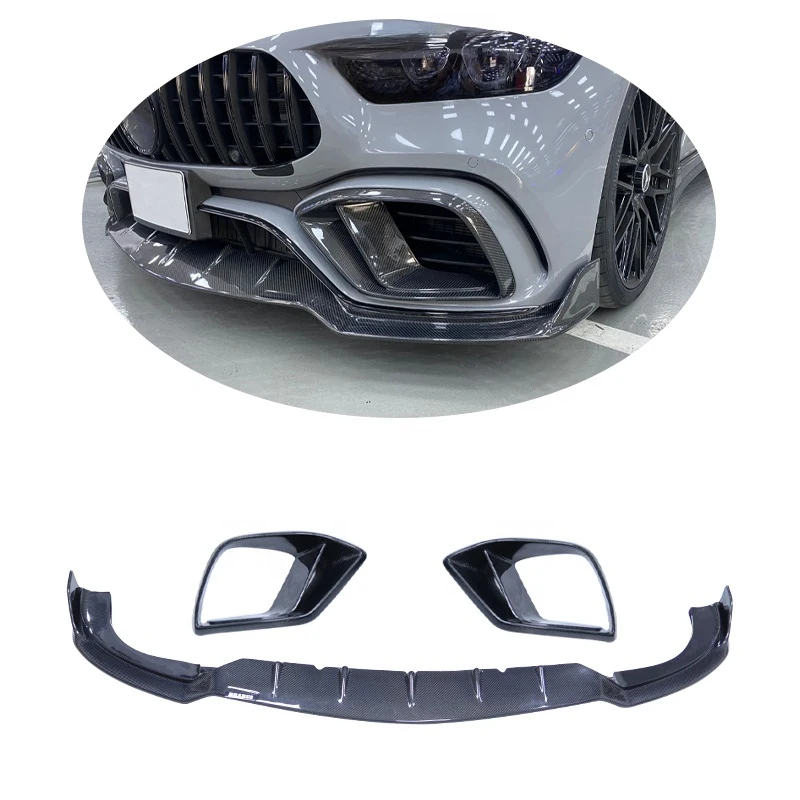 

For GT53 GT63 Front Diffuser 2019 B-Style B900 Carbon Fiber Front Bumper Lip