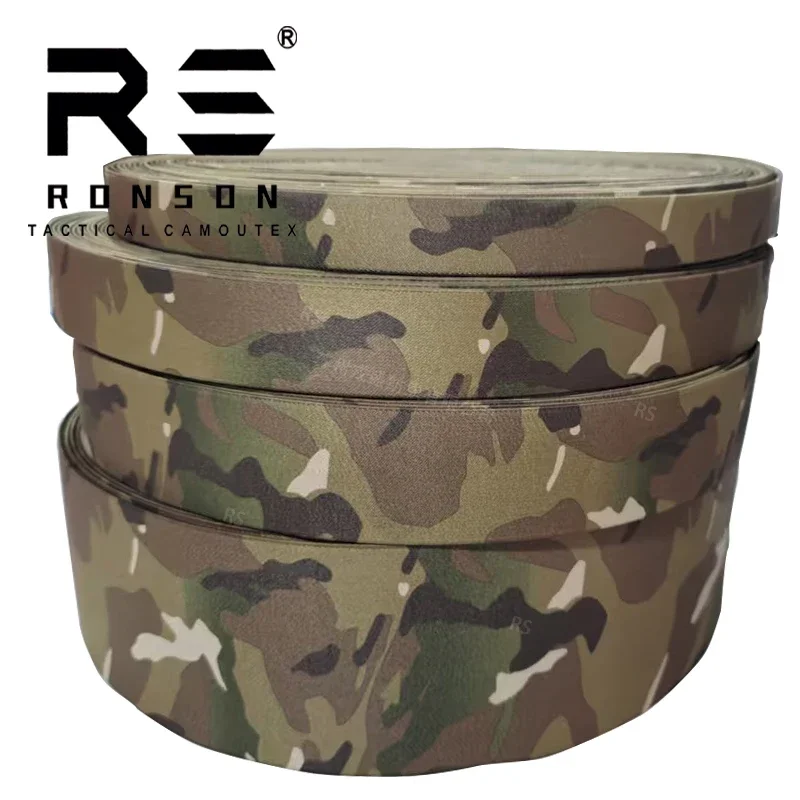 2.5/3.8/5.0/10cm MC MCBK ATFG EMR Camouflage Elastic Strap High Stretch Durable Wide Edge Tactical Vest Adjustable Belt