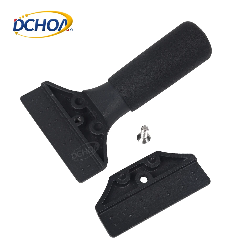 DCHOA Aluminum Short Handle Rubber Squeegee Car Window Tint Vinyl Wrap PPF Film Installation Tool Kit