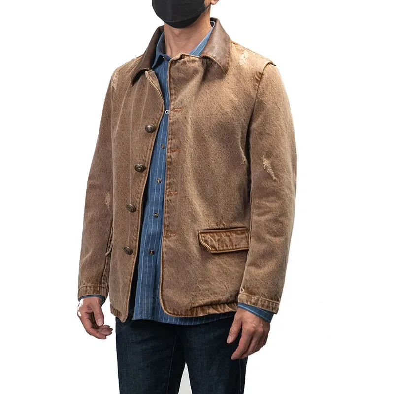 2025 New Game RDR2 Arthur Morgan Same Style Western Denim Cosplay Costumes Fashion Casual Jacket Coat For Men Stripe Shir