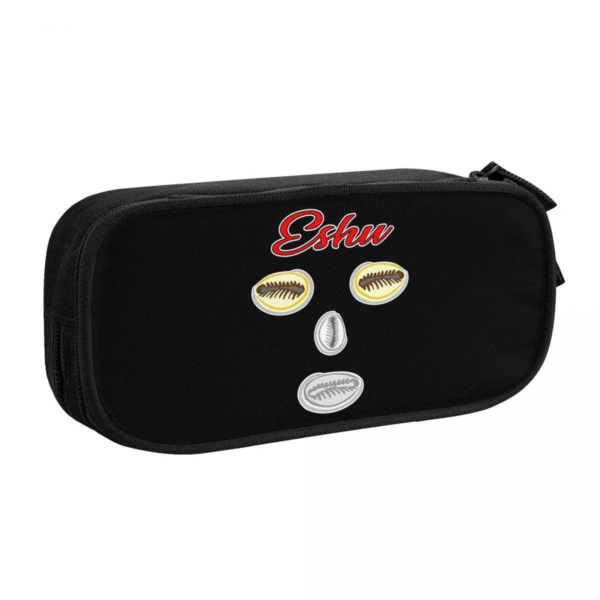 Custom Cute Eshu Elegua Pencil Case for Girls Boys Large Capacity Pen Bag Box Stationery