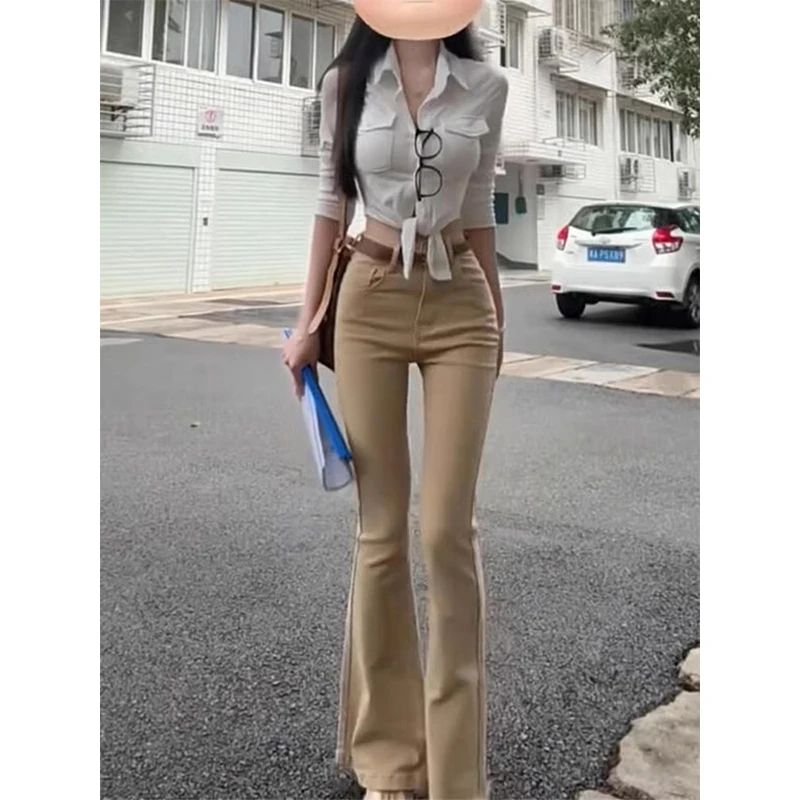 Y2k queimado jeans mulher tie dye branqueado design irregular gradiente multi cor moda feminina arte única legal artístico