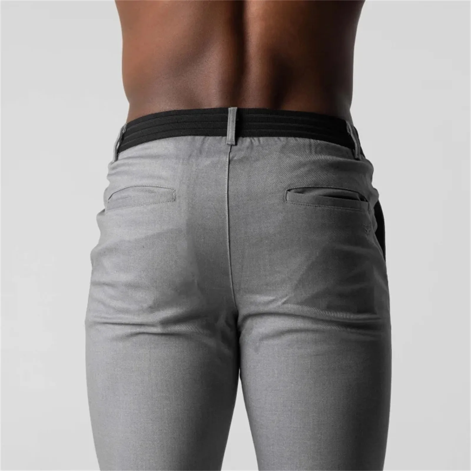 Men\'s Dress Active Waistband Stretch Pants Men\'S Casual Pants Breathable High Elastic Business Versatile Cotton Nonslip Band