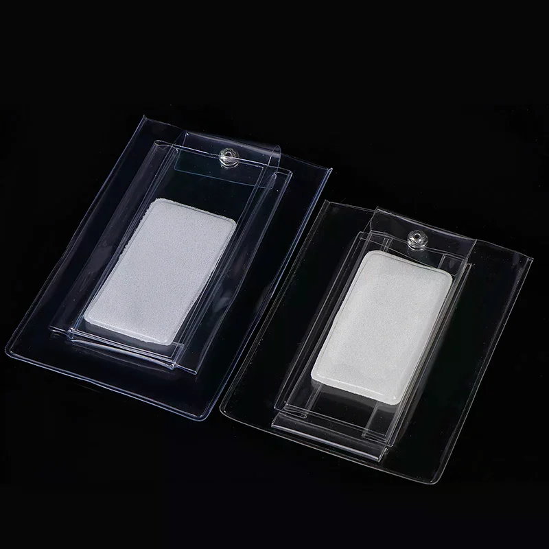 Transparent Plastic PVC Jewelry Snap Packaging Bags Necklace Bracelet Dustproof Oxidation Watch Gift Storage Pouch 1Pc