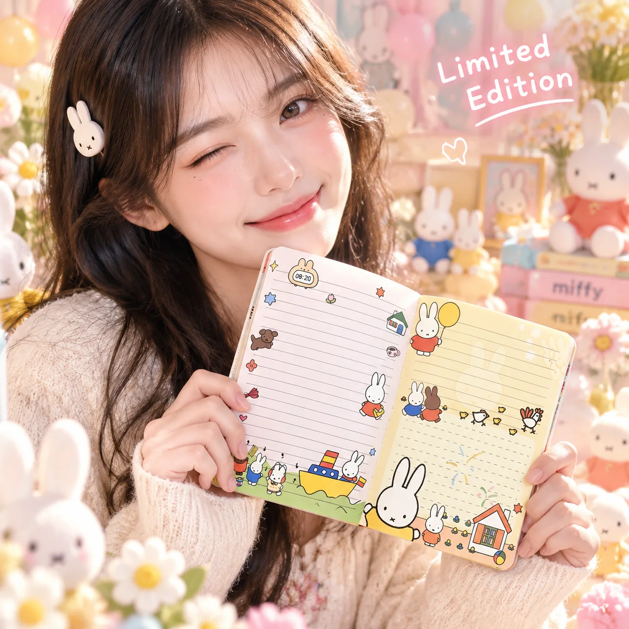 Stationery Books - Caderno de ilustrações de desenhos animados