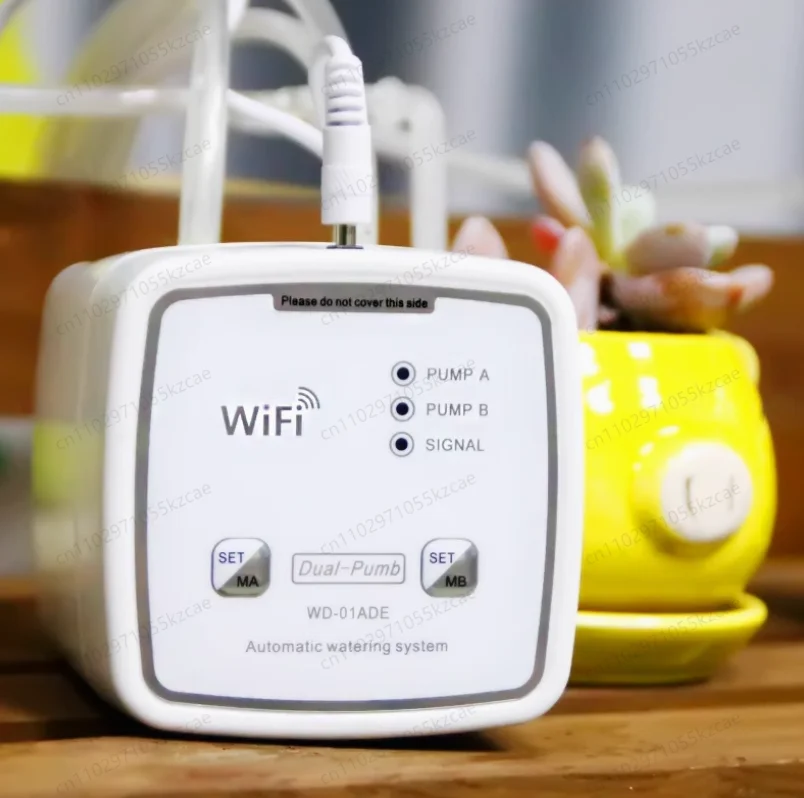 

WIFI Intelligent Watering Device Double Pump Timed Automatic Drip Irrigation System Remote APPController for Garden Plant Flower