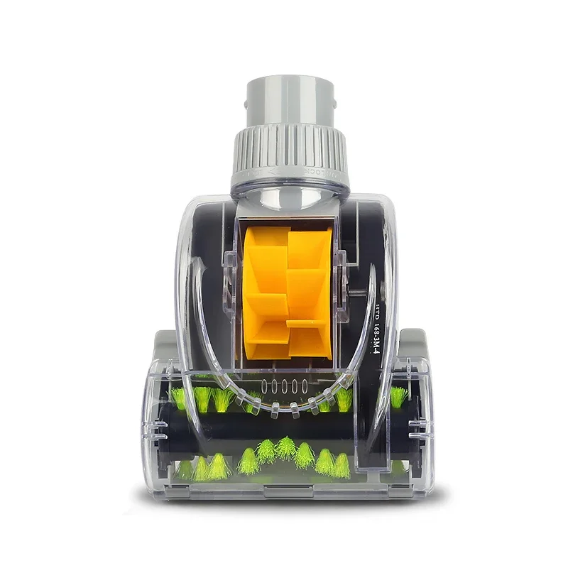 Universal Cyclone Vacuum Cleaner Head Turbo Floor Brush Head Power Nozzle 35mm Mini, for Carpet Bed Small Place Cleaning
