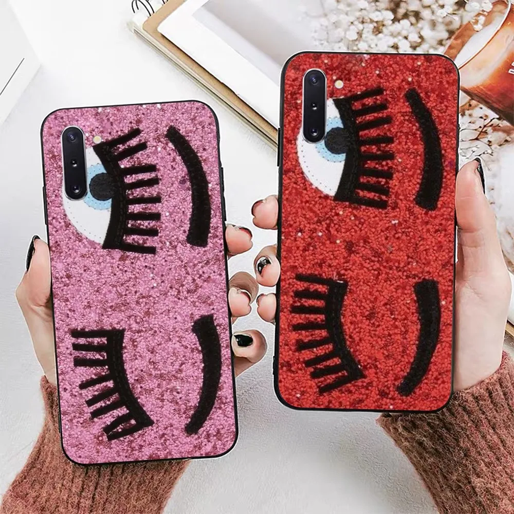 Hot Ferragnies Eyes Chiara Phone Case For Samsung Note 8 9 10 20 pro plus lite M 10 11 20 30 21 31 51 A 21 22 42 02 03