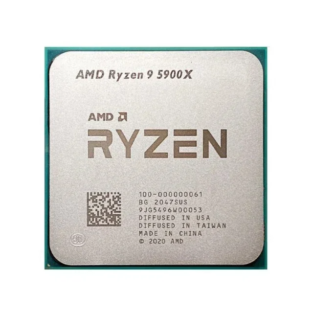 

For AMD R yzen 9 5900X R9 5900X 3.7 GHz Twelve-Core 24-Thread CPU Processor 7NM L3=64M 100-000000061 Socket AM4