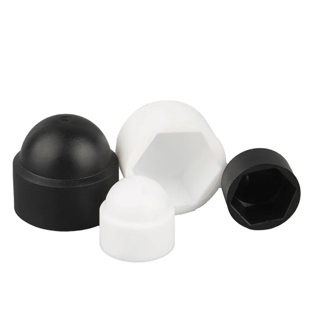 Tampas plásticas do sextavado do hexágono do PE, parafusos de proteção, rodas de carro, decoração exterior, M4, M5, M6, M8, M10, M12, M14, 10-30Pcs