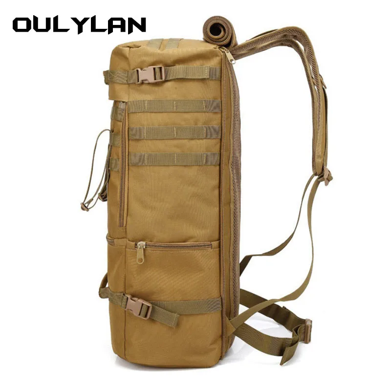 Outdoor Multifunctional Backpack Waterproof 60L Camouflage Tactical Men Travel Bag Large Capacity Hand Luggage Bag Rucksack