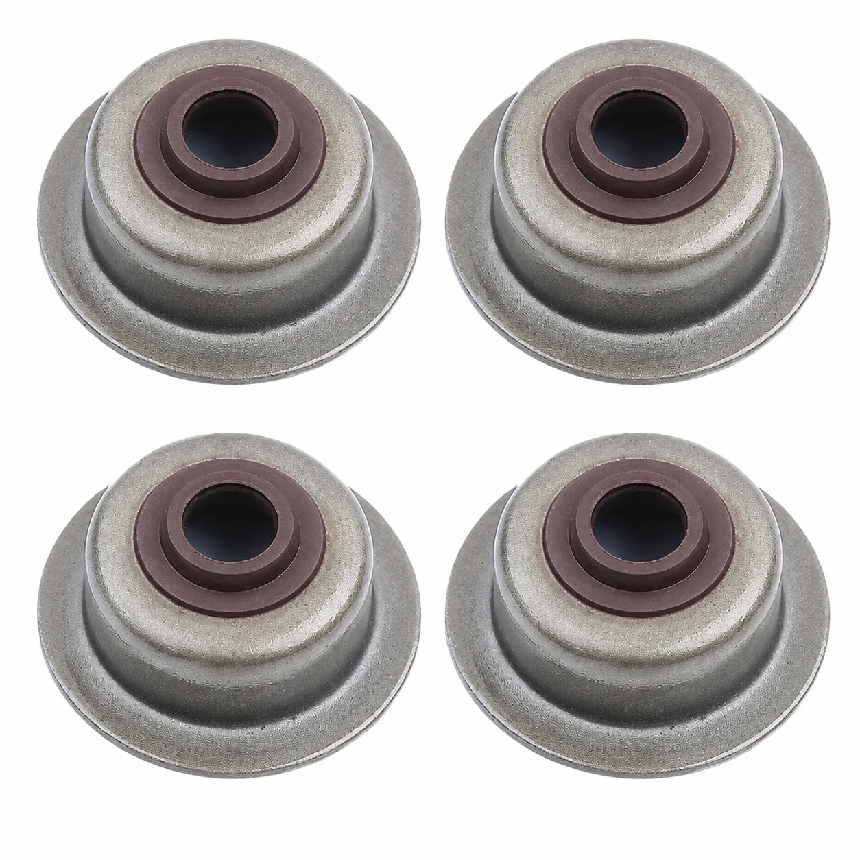 4Pcs Valve Stem Oil Seal for Honda GX120 GX160 GX200 Engine Parts, Replacement 12209-ZH8-003 Small Engine Valve Seal Kit