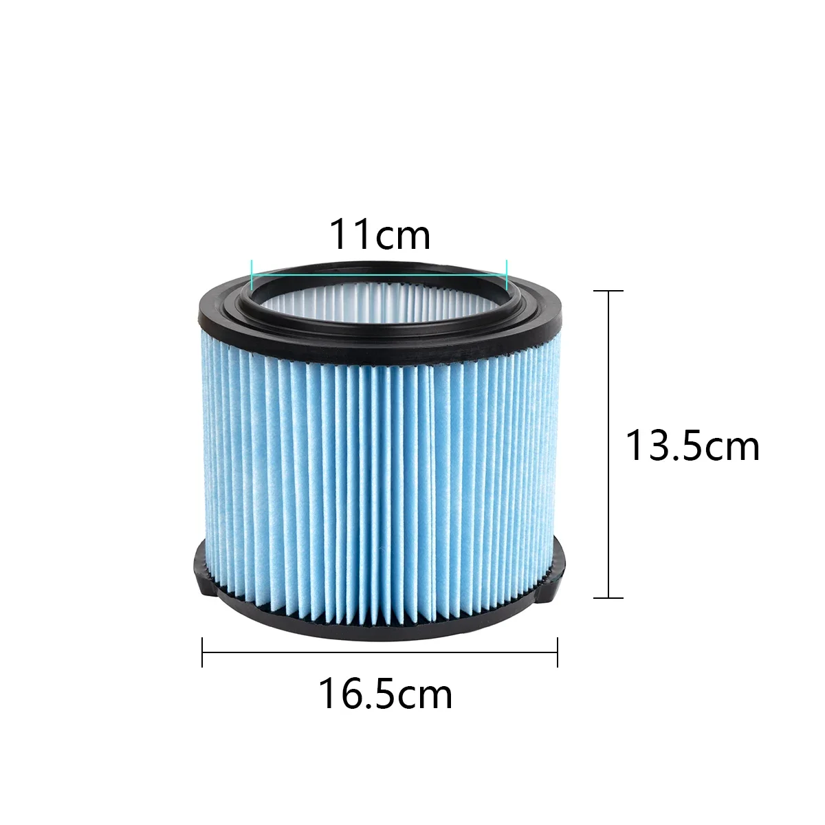 2pcs Filter for Ridgid VF3500 Vacuum Cleaner 3-Layer Pleated Paper Vacuum Filter Parts Accessory