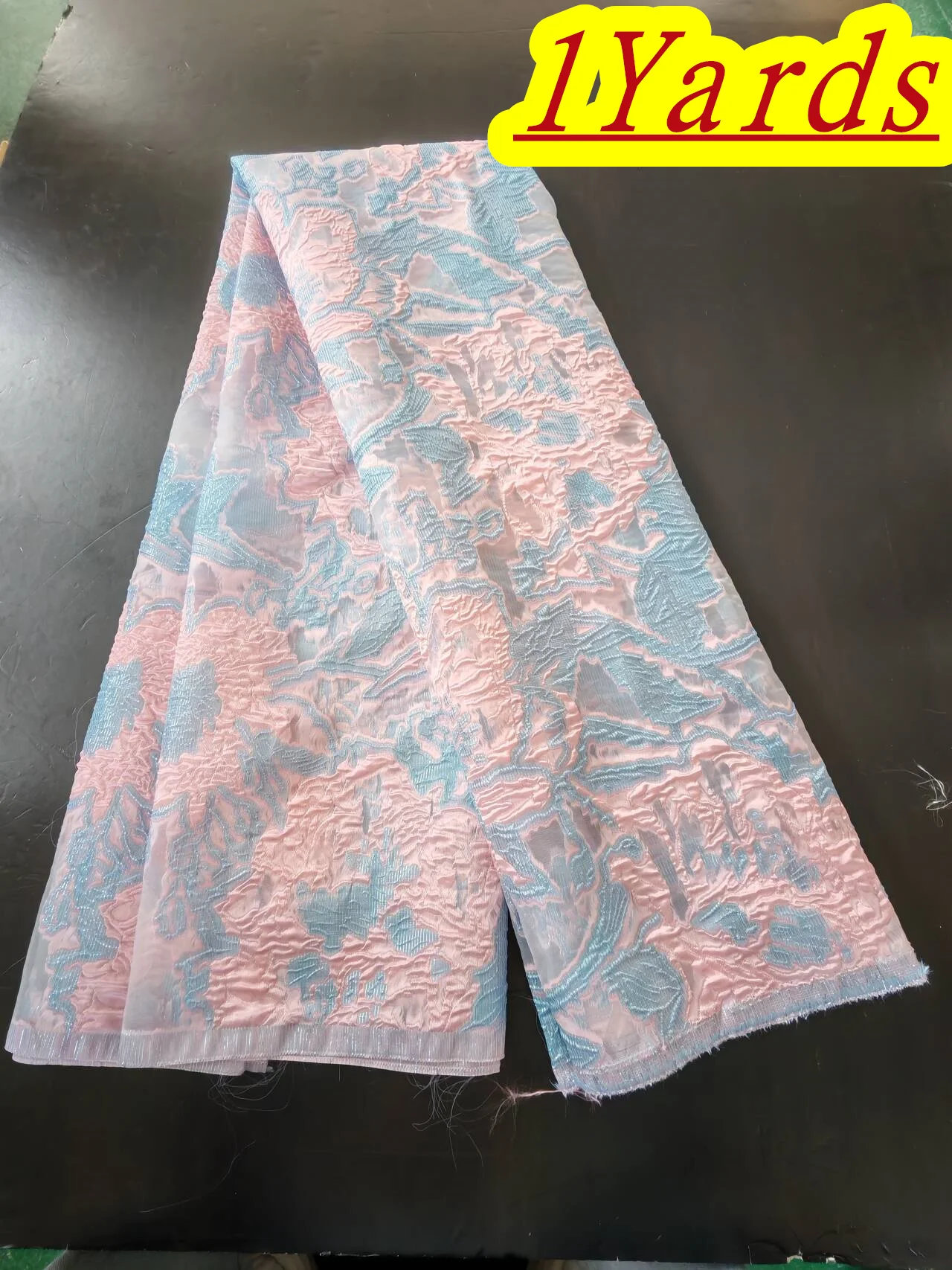 1 Yards African Nigerian Groom Brocade Tulle Lace Fabric High Quality Embroidery Nigerian French Lace Fabric Wedding Party Dress