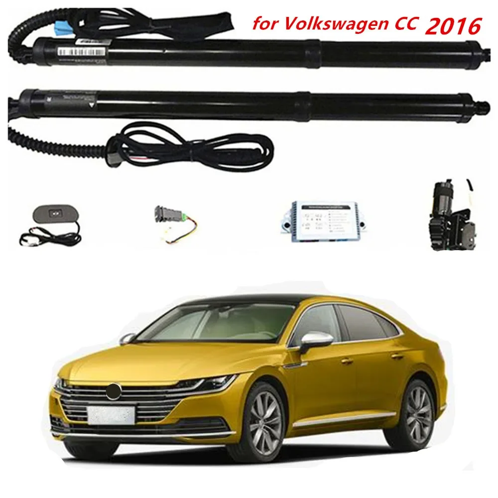 

Подходит для Volkswagen CC 2016 + автомобильный аксессуар, интеллектуальная электрическая задняя дверь, модифицированный автомобильный багажник, опорный стержень, переключатель задней двери