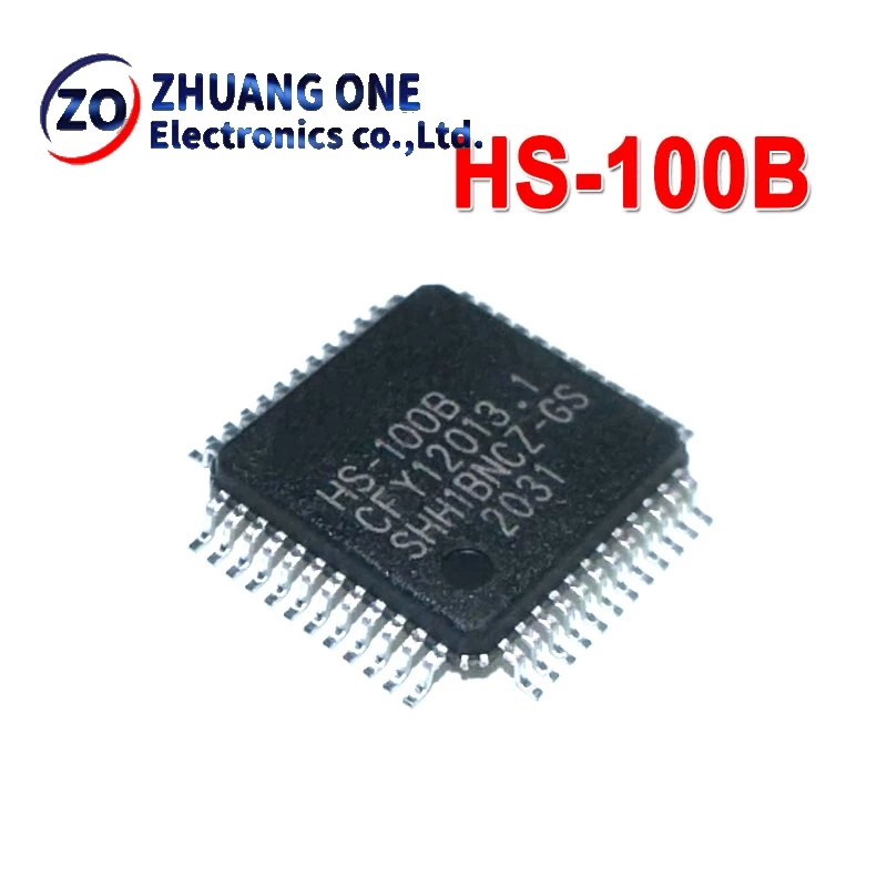 (5piece)100% New HS-100B LQFP-48 Communication audio interface IC chip  Chipset