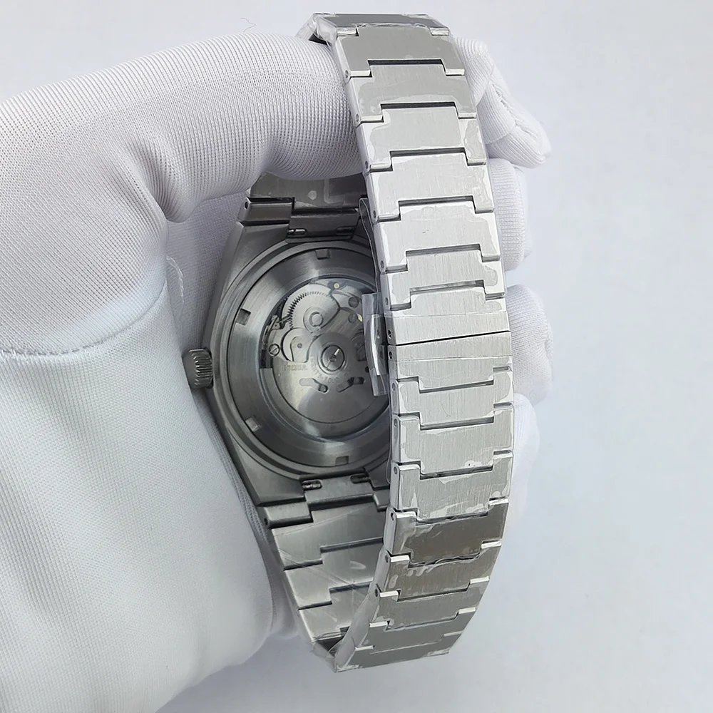 腕時計 高級 NH35A 39.6mm メンズ機械式自動巻き C3 夜光 AR サファイア NH35 100m 防水 音楽祭用腕時計 男性用