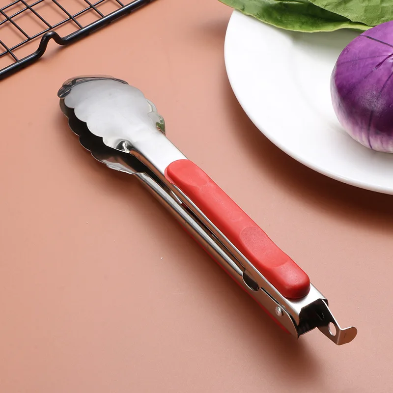 

14inch Silicone BBQ Grilling Tong Kitchen Cooking Salad Bread Serving Tong Non-Stick Barbecue Clip Clamp Kitchen Tools Gadgets