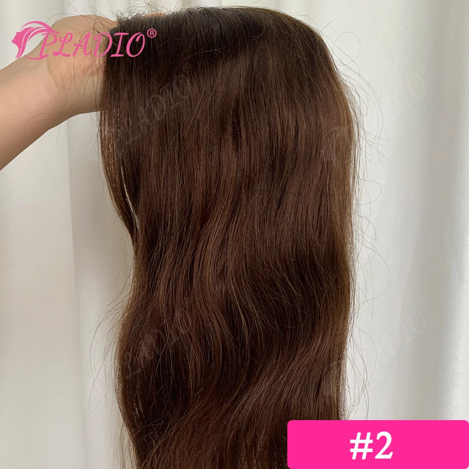 Real Human Hair Toppers for Women Clip In Natural Wave Breathable Mesh Base Top Hair Extensions for Thinning Hair Add Volume image 3