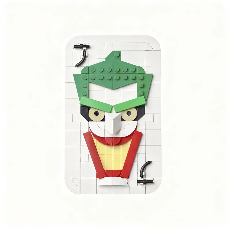 

167PCS MOC City Technology Clown Villain Playing Card Model DIY Creative Ideas Toy Assembly Puzzle Gift Engineering Bricks