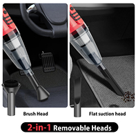 120W Handheld Vacuum Cleaner,2 IN 1 Car family Dual Purpose Vacuum Cleaner Cordless with Powerful Suction For Pet,Car, Home,Offi
