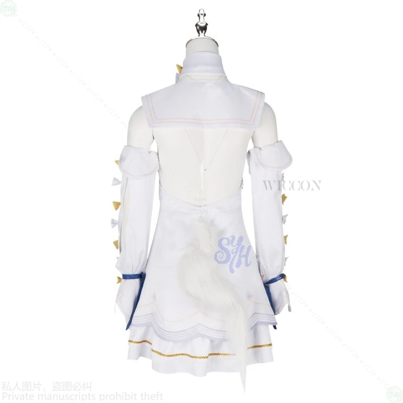 Аниме игра синий архив 코스프레 Yurizono Seia костюм белое сексуальное мини-платье костюм моряка JK Jirai Kei для девочек косплей Хэллоуин вечерние