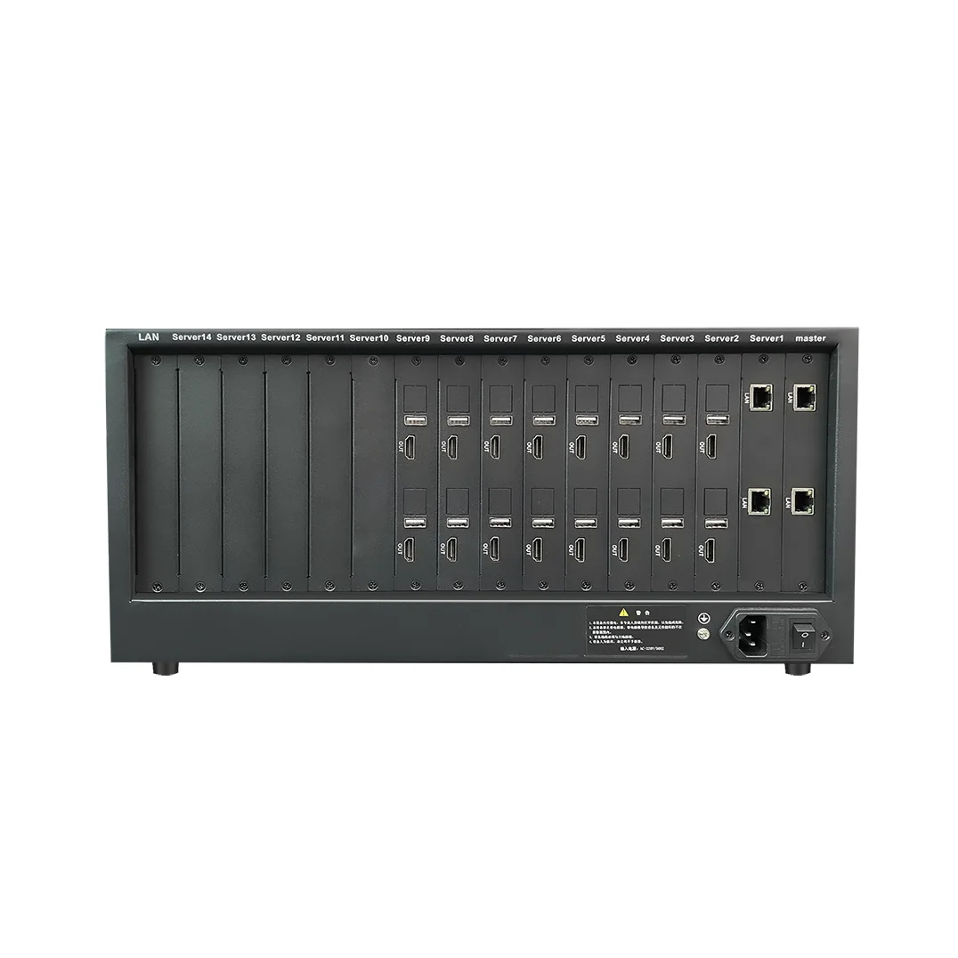 High-Performance 4K H.265 H.264 Video Decoder, IP Monitoring Decoder with Split Matrix for Video Wall System