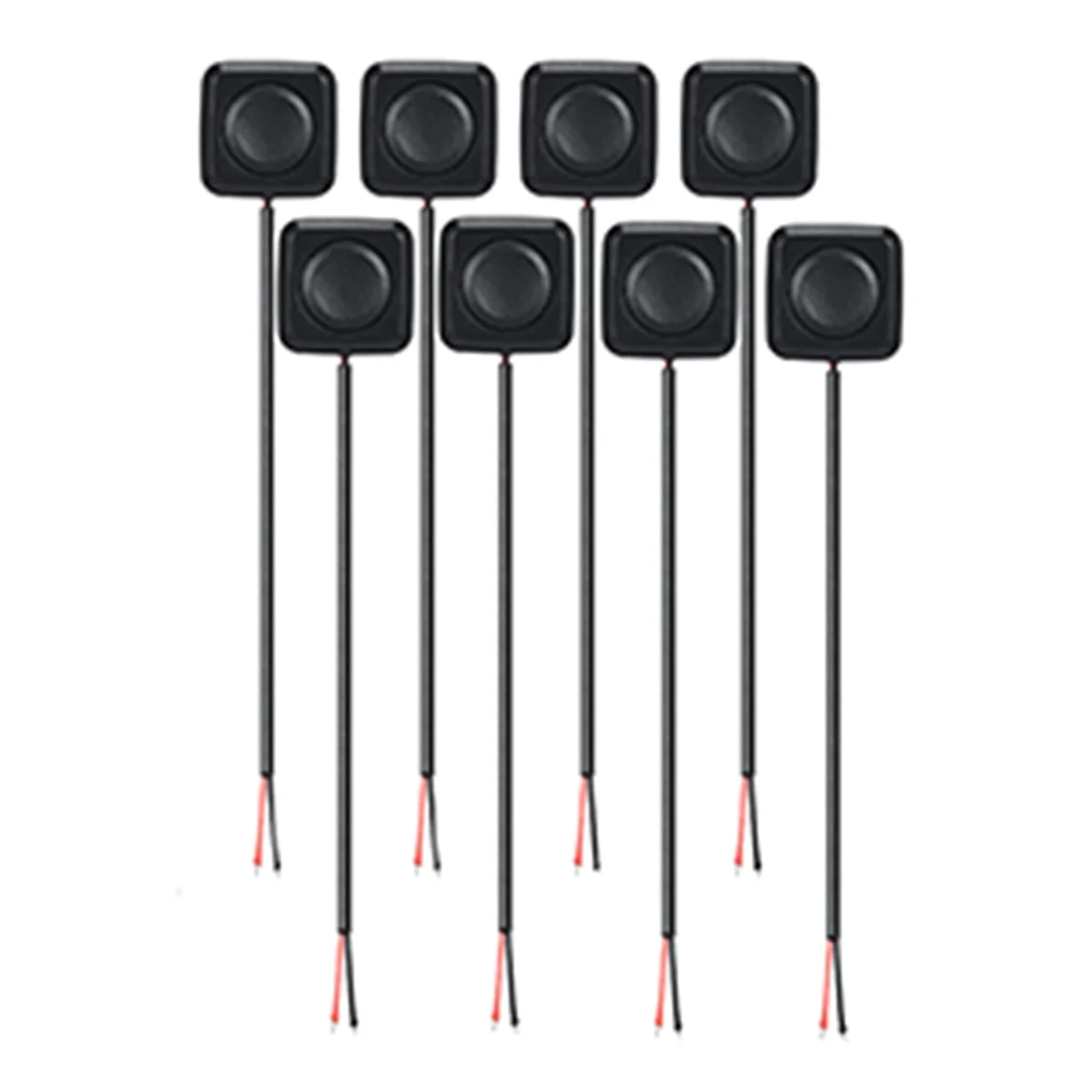 8Pcs 12V/24V Mini Momentary Push Button ON/Off Switch, Surface Mount, Easy Installation for Electronic Experiment