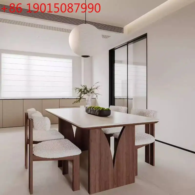 

Nordic Square Dining Tables Restaurant Reading Kitchen Extensible Dining Tables Coffee Center Mobili Arredamento Casa Furniture