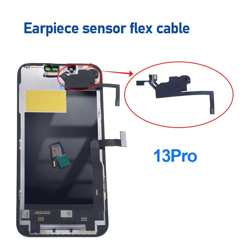 Earpiece sensor flex cable incell Pantalla For IPhone 13 Pro LCD Display Touch Digitizer Assembly For IPhone 13 13Promax LCD