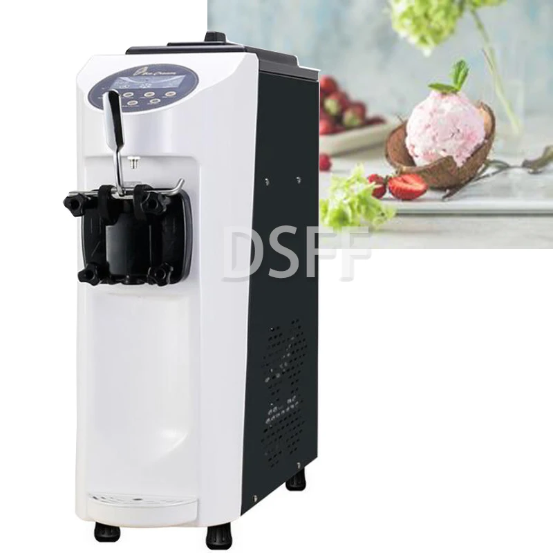 Efficient Ice Cream Machine, Single Flavor Multifunctional Stainless Steel Cone Machine