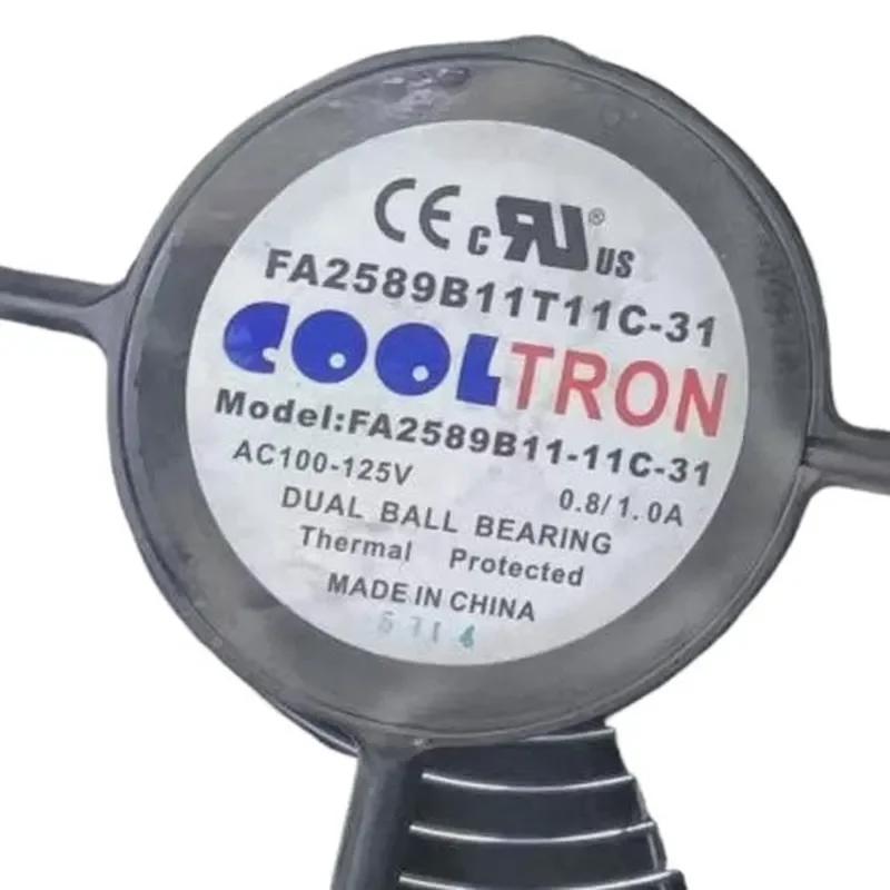 COOLTRON FA2589B11-11C-31 AC 100-125V 0.8A Cooling Fan for Electronic Equipment