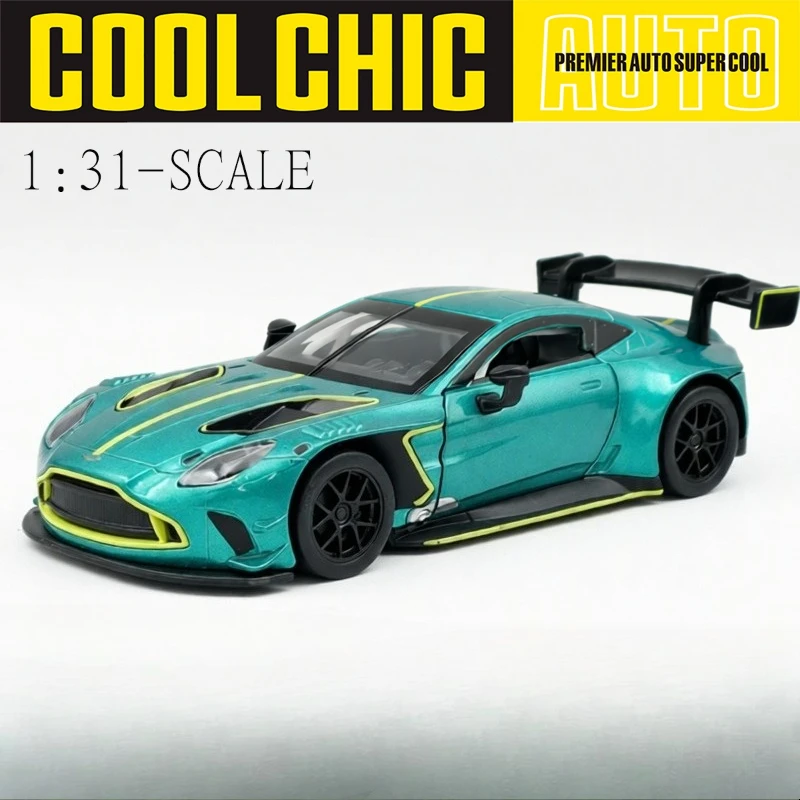 CCA Simulatie 1/31 Aston Vantage GT3 Legering Model Auto Simulatie Sportwagen Speelgoed Kinderen Verjaardagscadeau Collectie Miniatuur