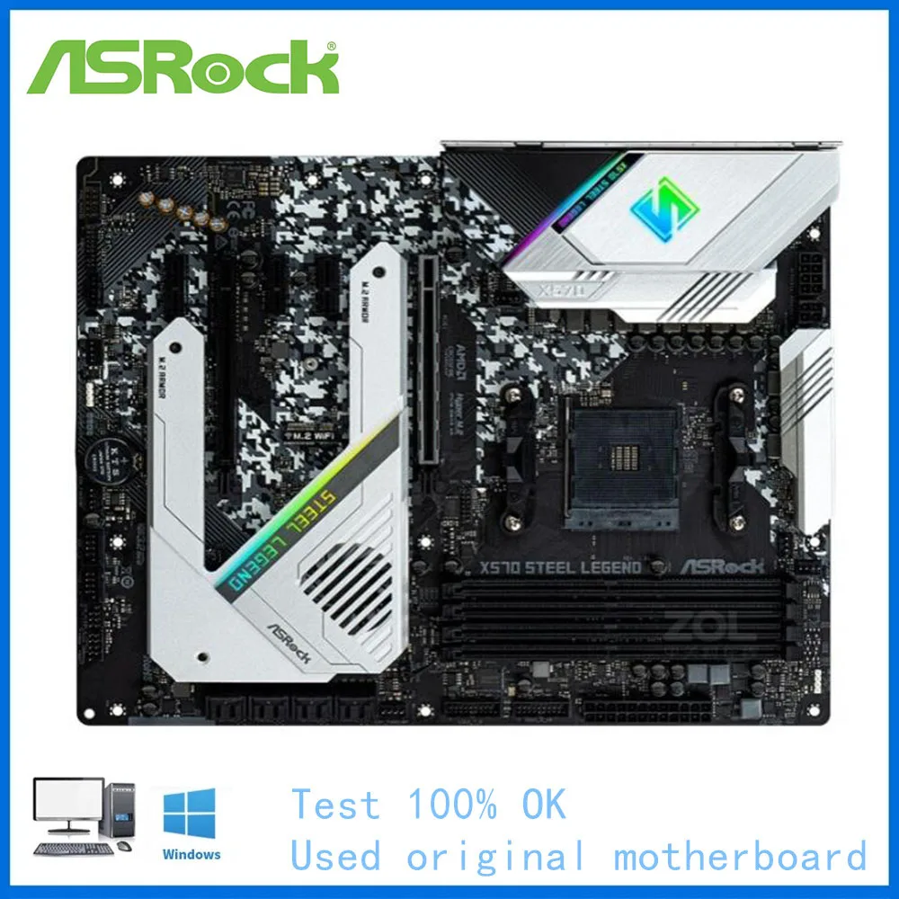 

Материнская плата X570 Steel Legend AM4 DDR4